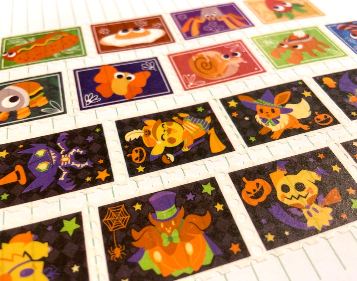 Halloween Pokemon Stamp Washi Tape