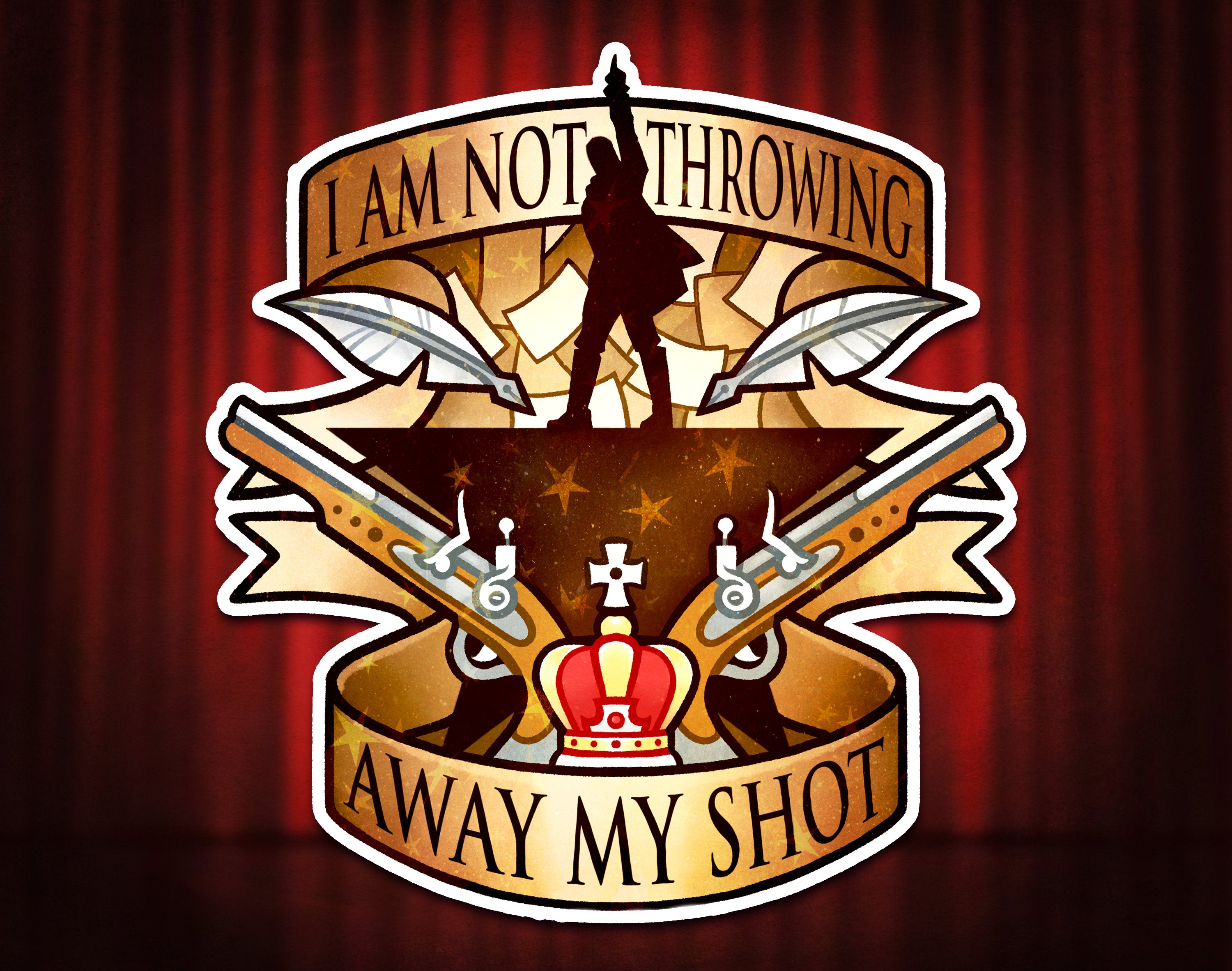 Hamilton Sticker – Star⭑Salts