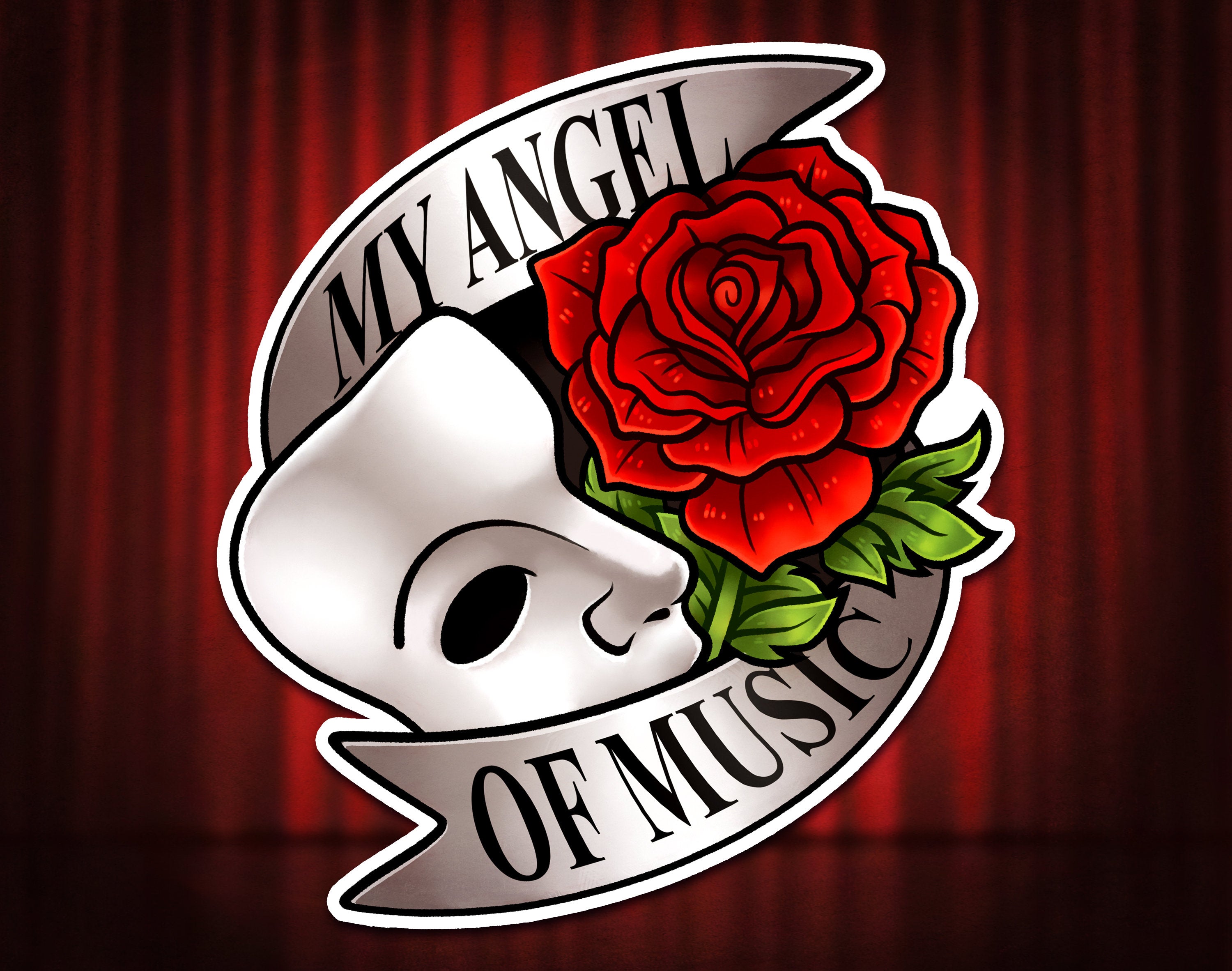 Phantom of the Opera Sticker – Star⭑Salts