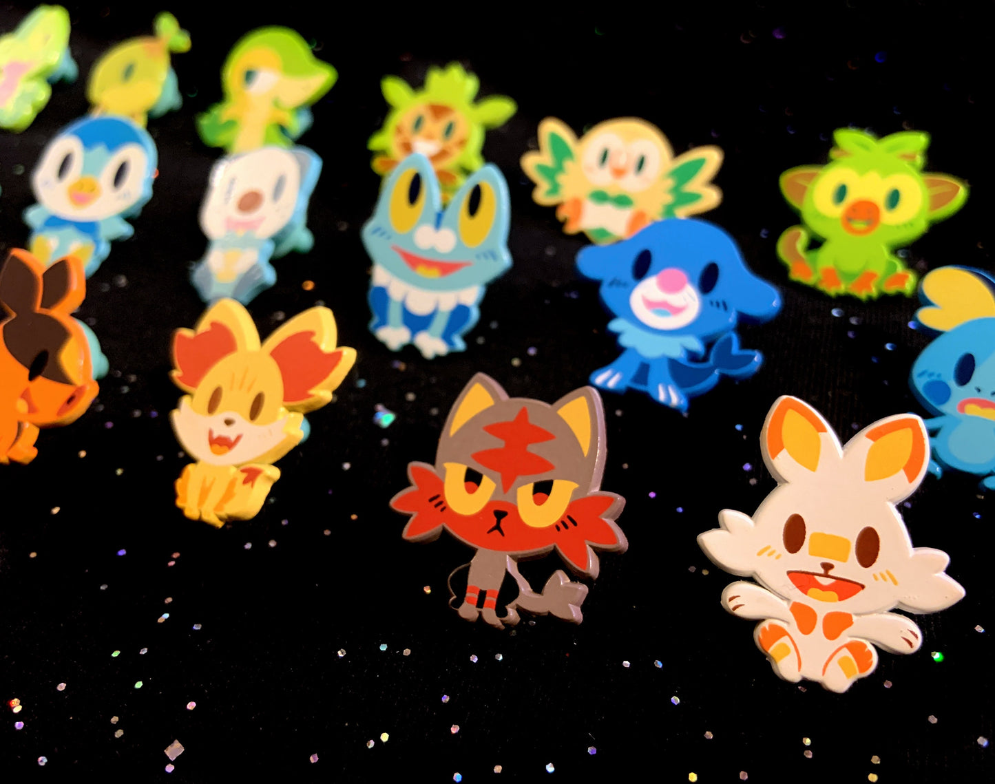 Mudkip Dyed Enamel Pin