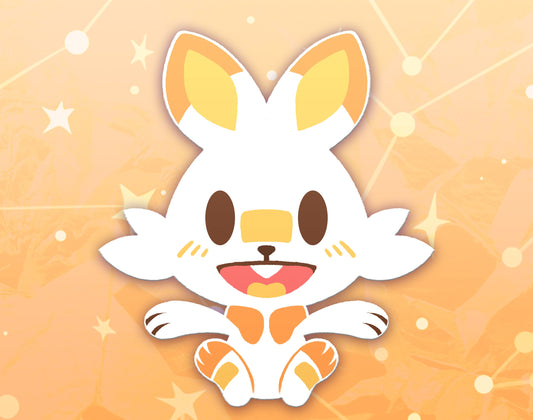 Scorbunny Dyed Enamel Pin
