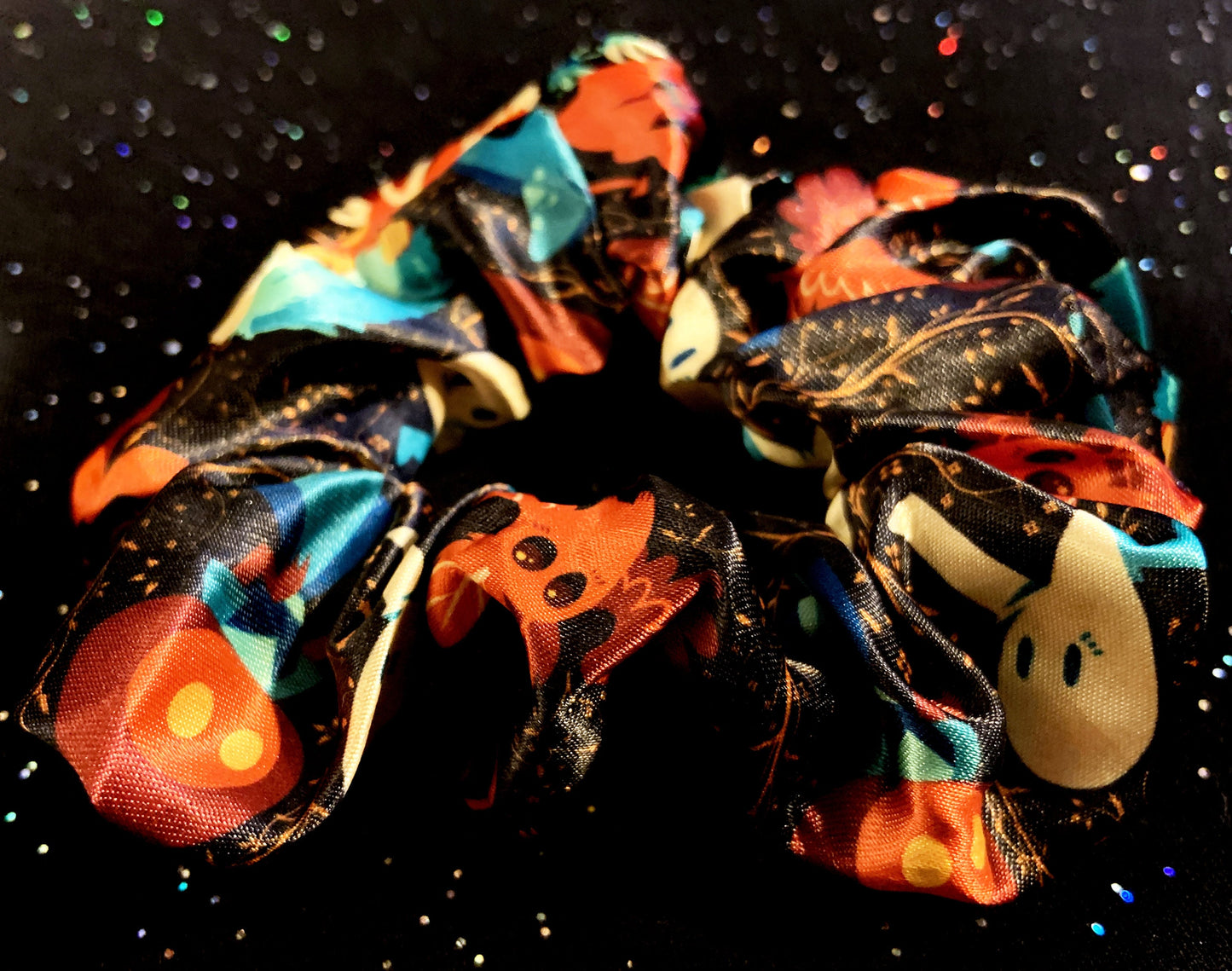 Colorful Cryptids Scrunchie