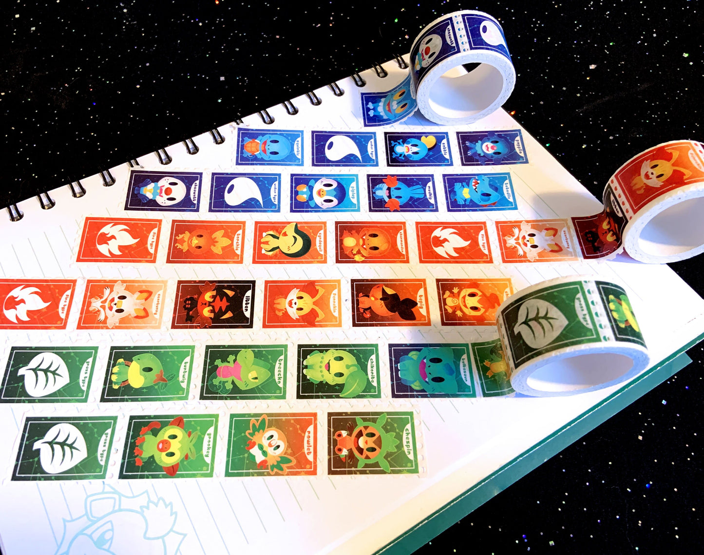 Grass Starters Stamp Washi Tape