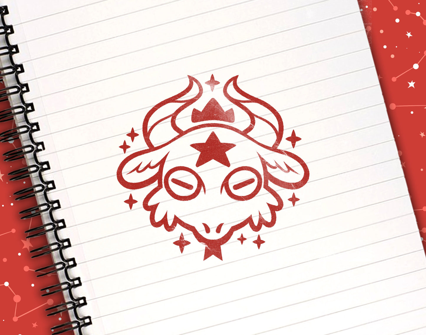 Demon Self-Inking Stamp