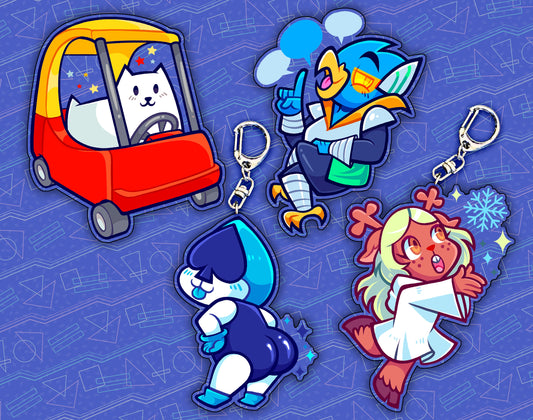 Deltarune Ch.Two 2.5" Acrylic Charms