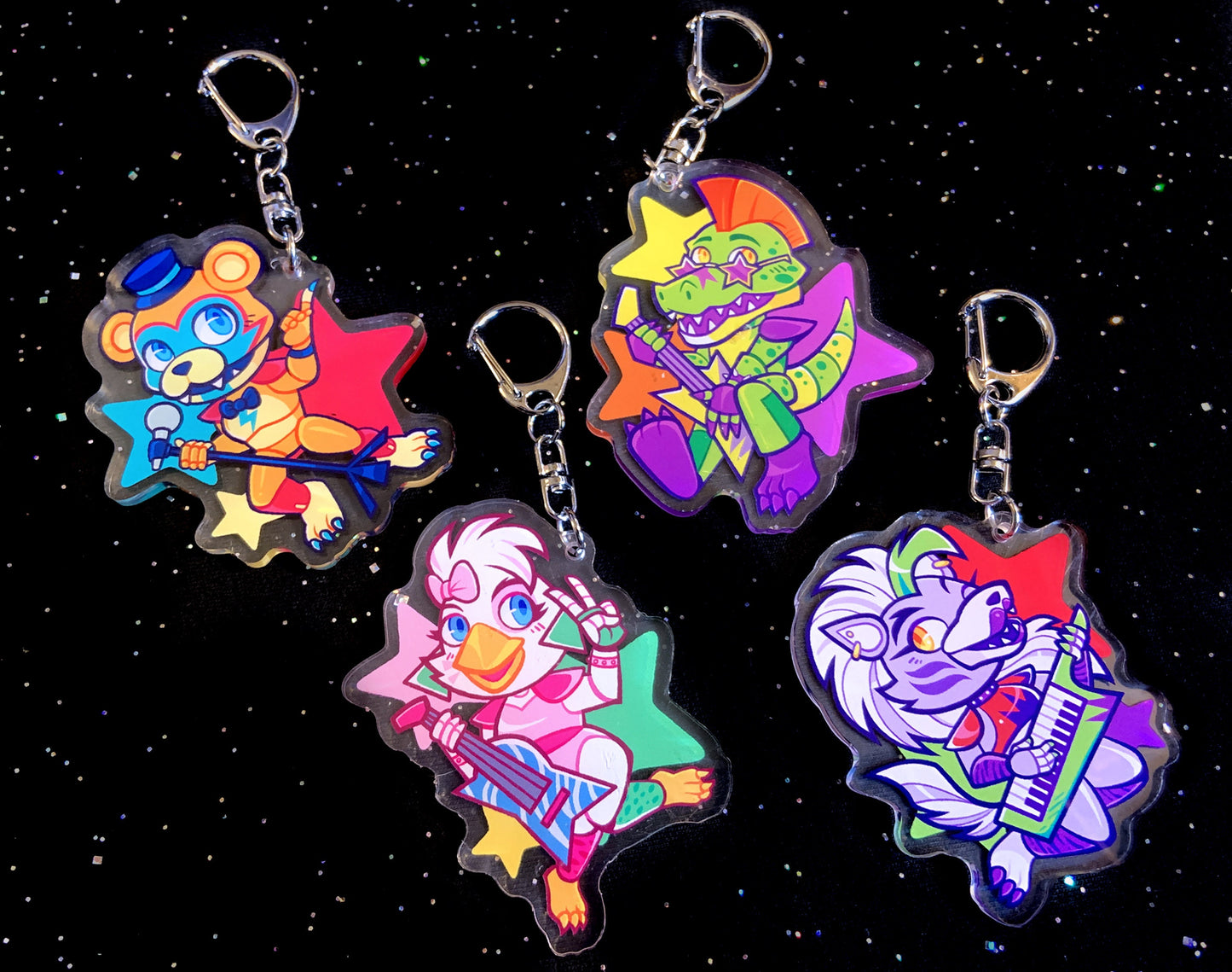 FNAF Security Breach 2.5" Acrylic Charms