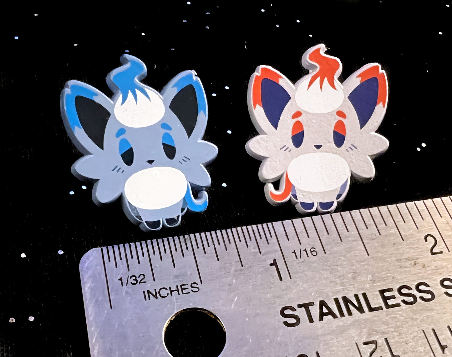 Shiny Hisuian Zorua Dyed Enamel Pin