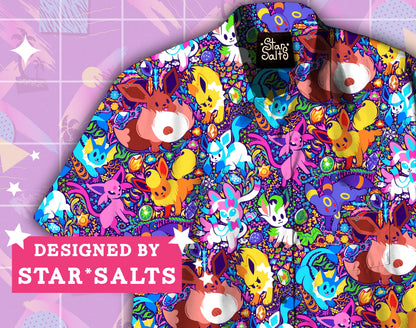 Eeveelutions Button Up Shirt