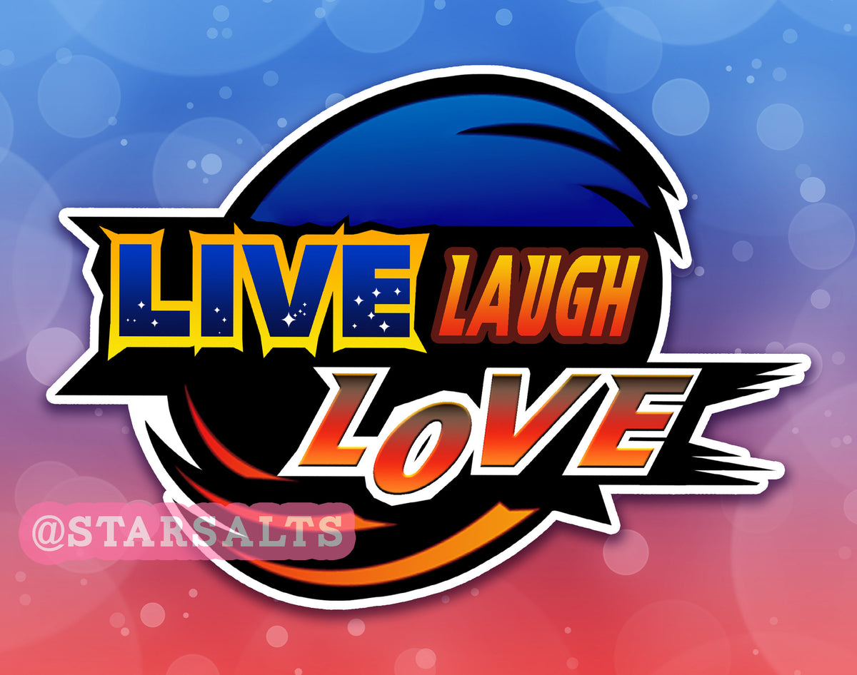 Live and Love Sticker – Star⭑Salts