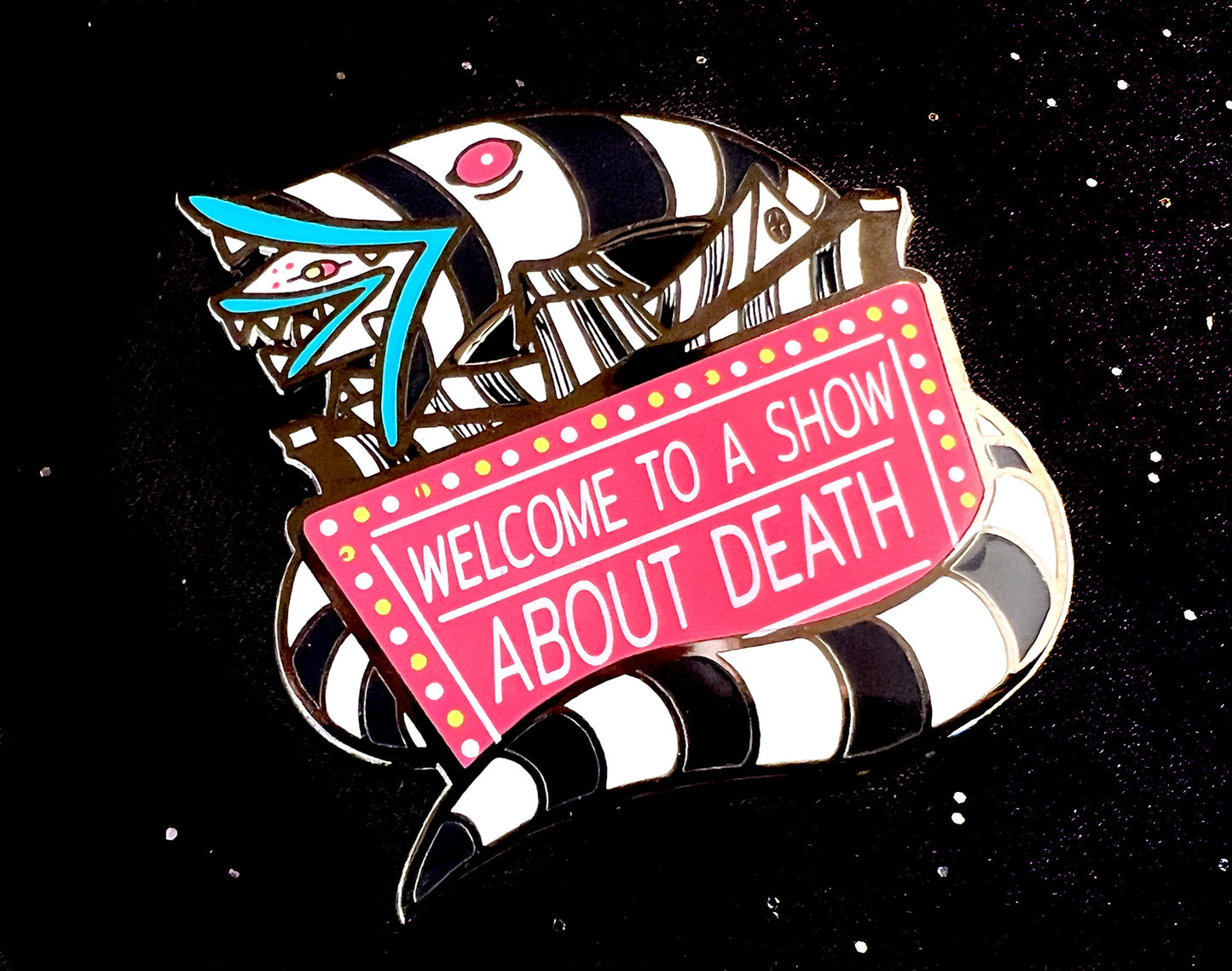 Beetlejuice Musical Enamel Pin