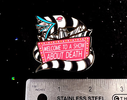 Beetlejuice Musical Enamel Pin