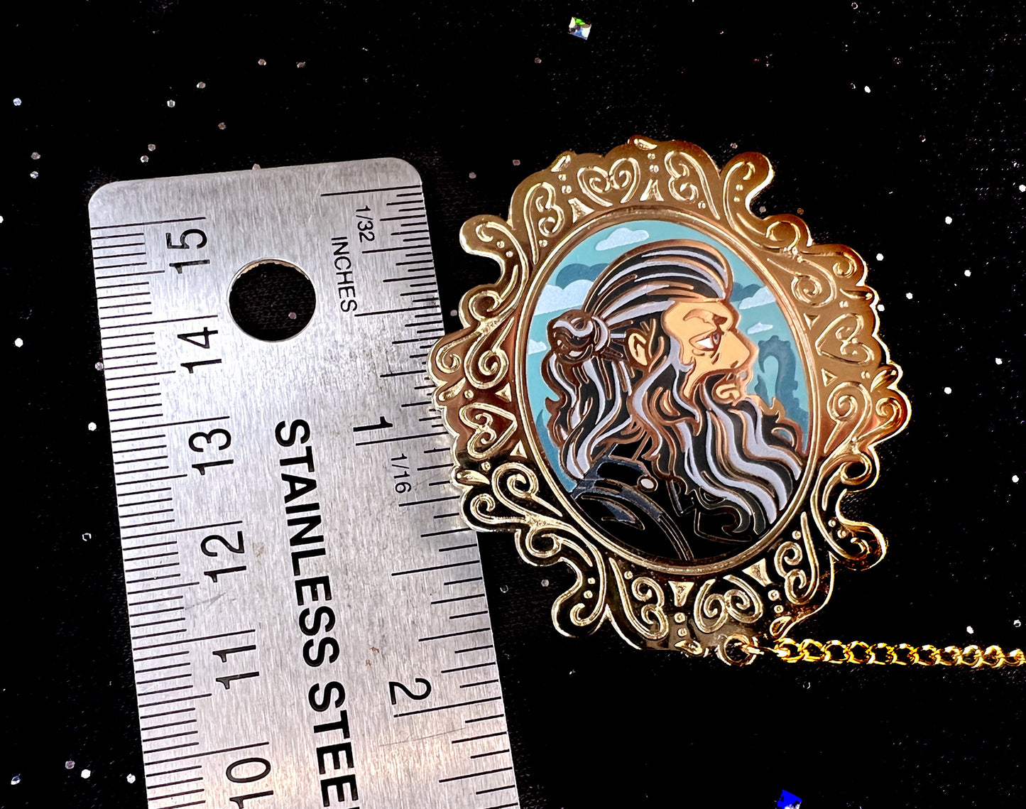 OFMD Chain Enamel Pin