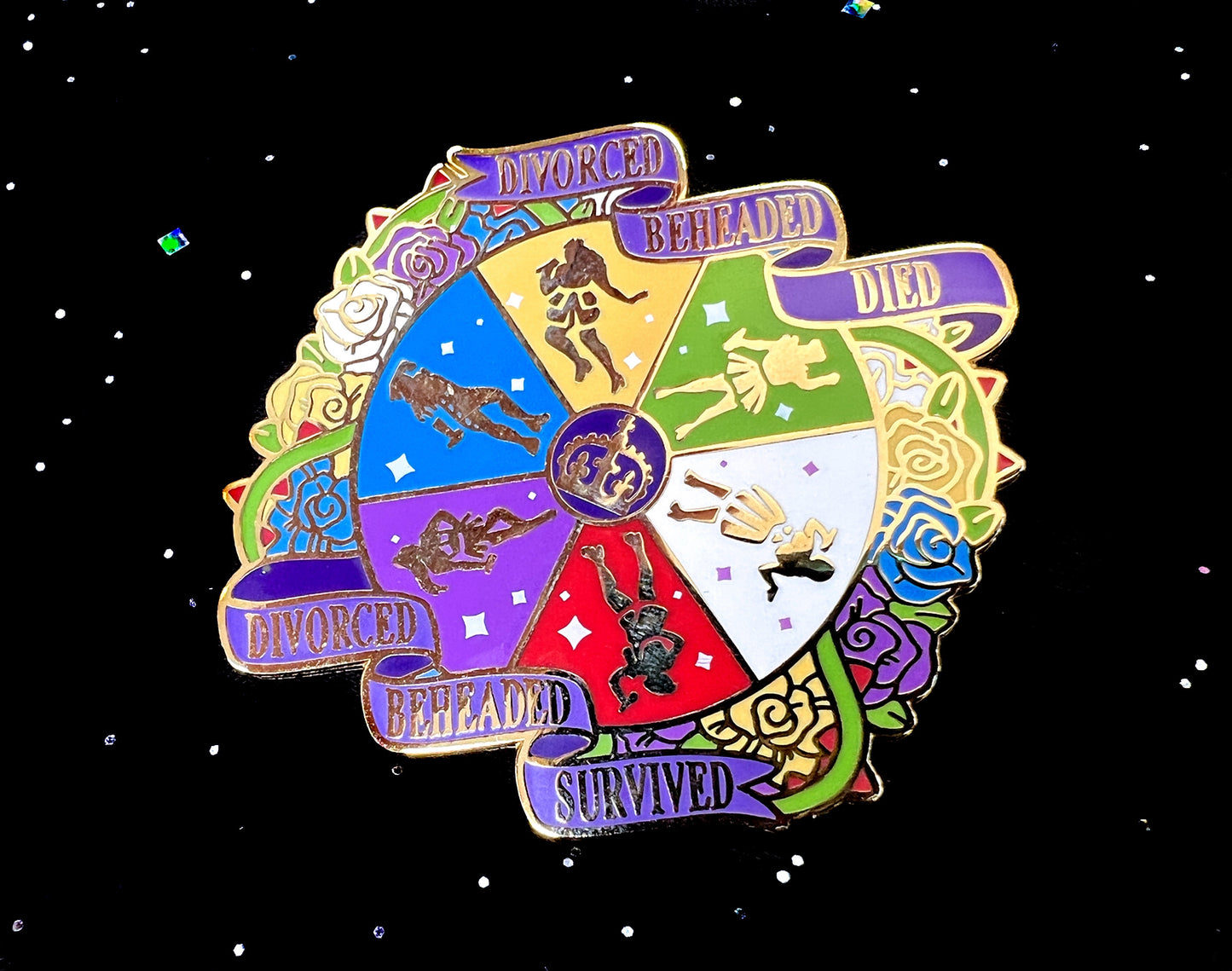 Six Enamel Pin
