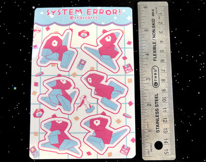 Slowpoke Vibes Sticker Sheet