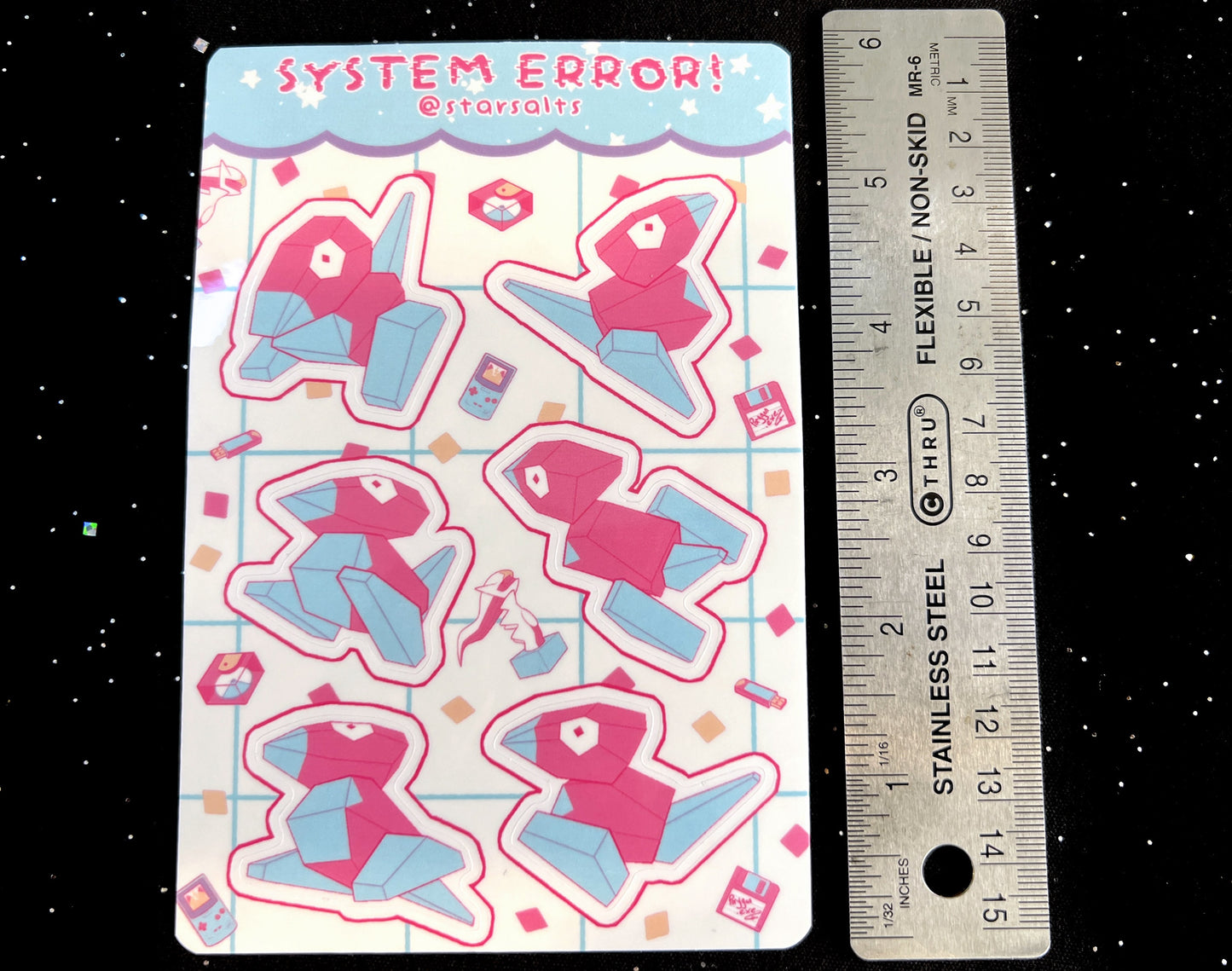 4x6 90's Toybox Sticker Sheet