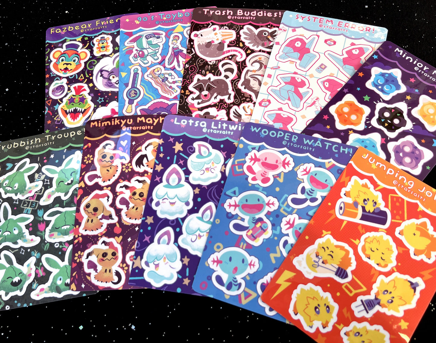 4x6 Mimikyu Sticker Sheet