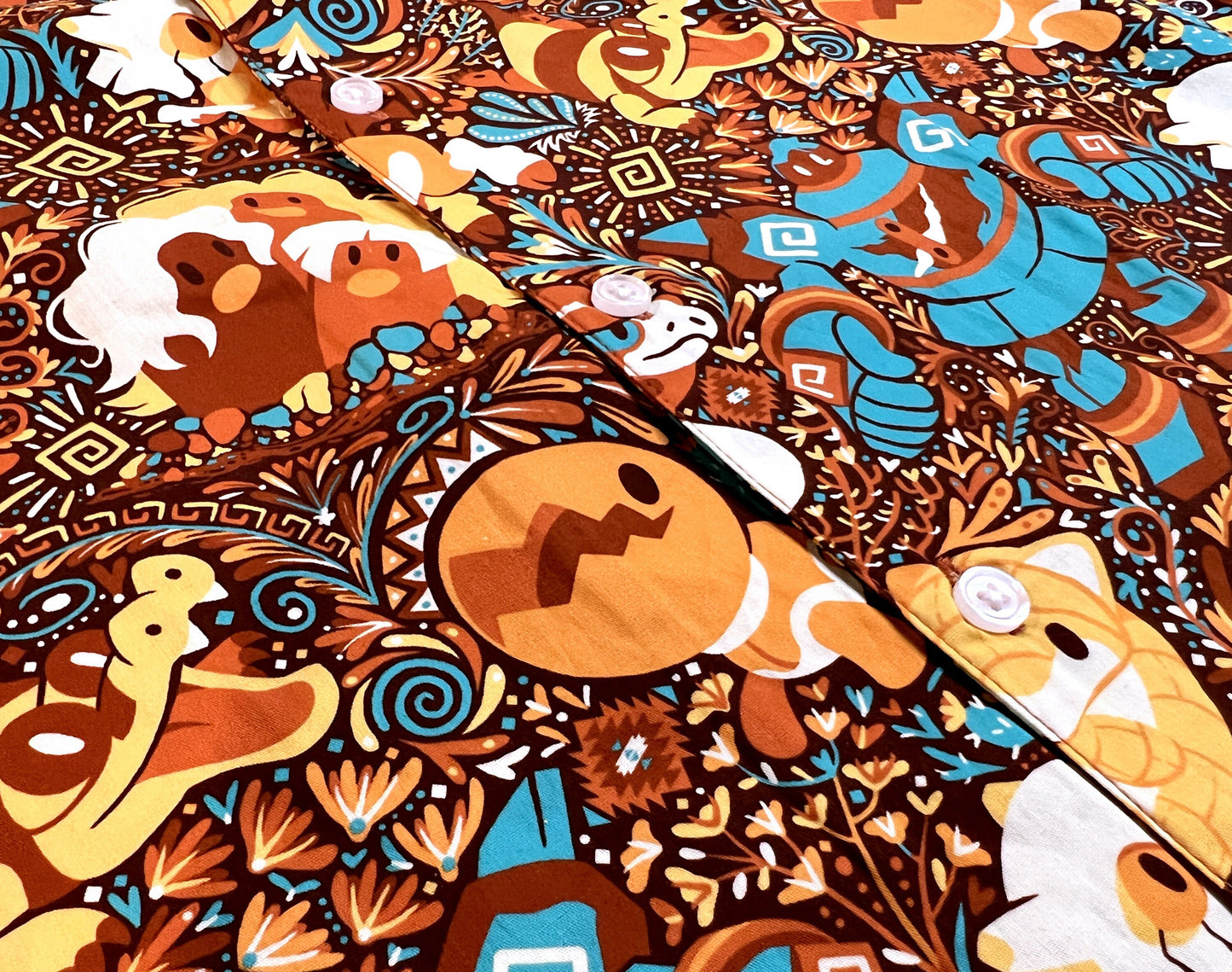 Earth Power Button Up Shirt