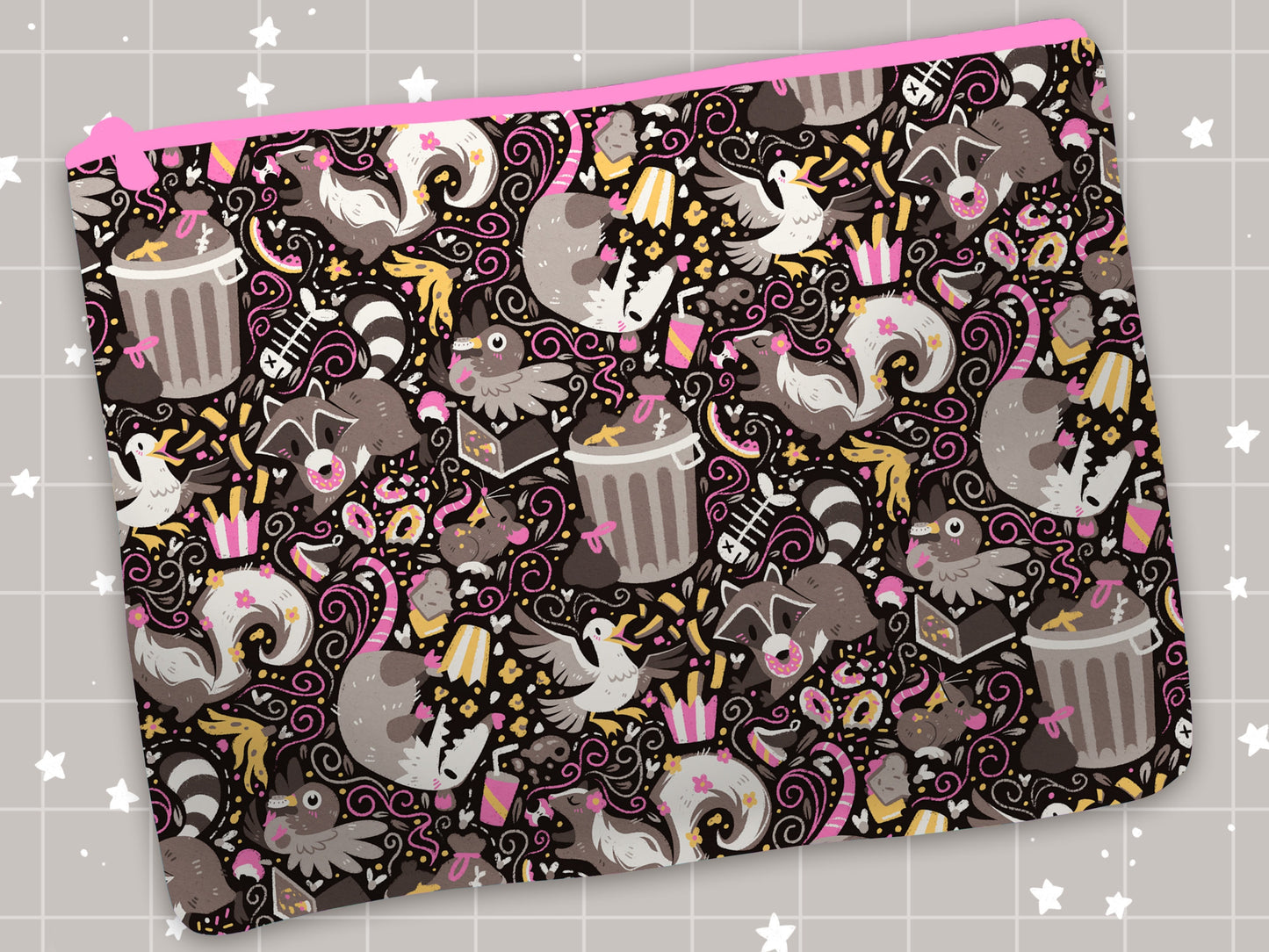 Trash Mammals Cosmetic Bag