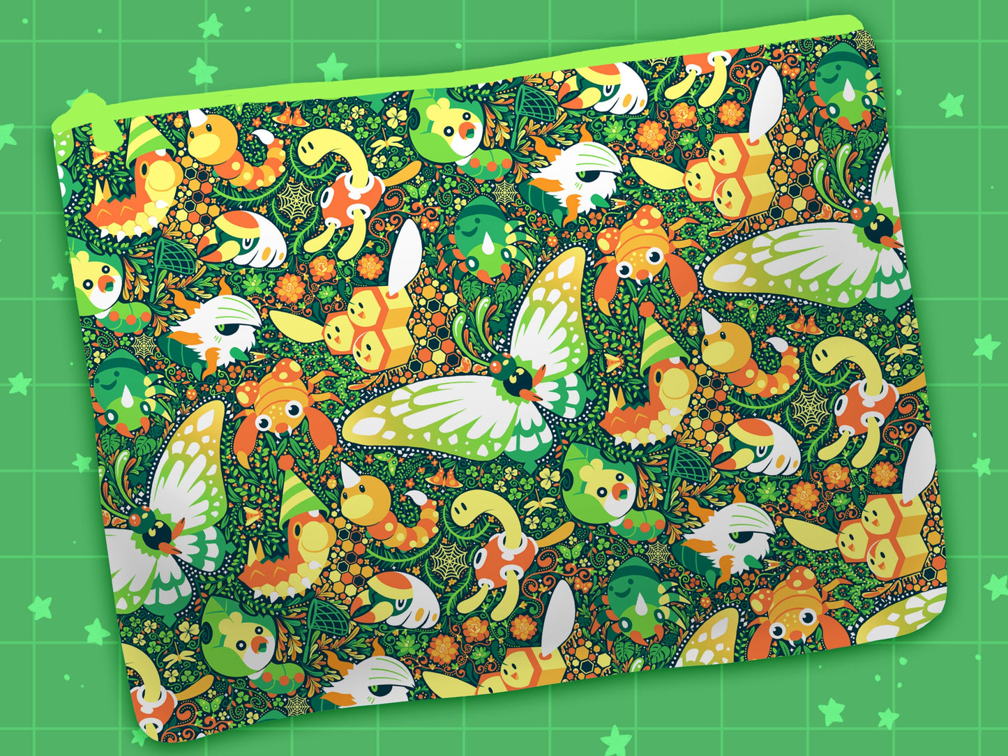 Bug Pokemon Cosmetic Bag