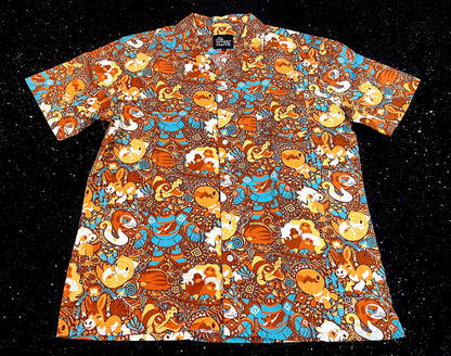 Earth Power Button Up Shirt