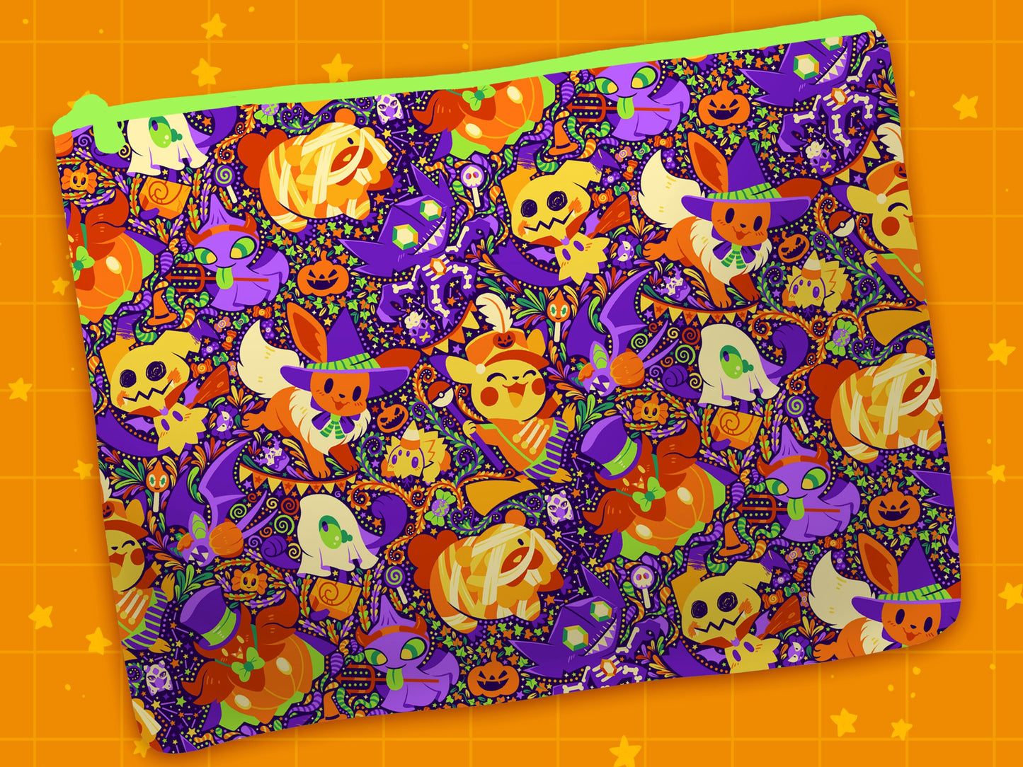 Halloween Pokemon Cosmetic Bag