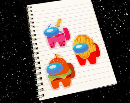Appetizing Among Us Stickers