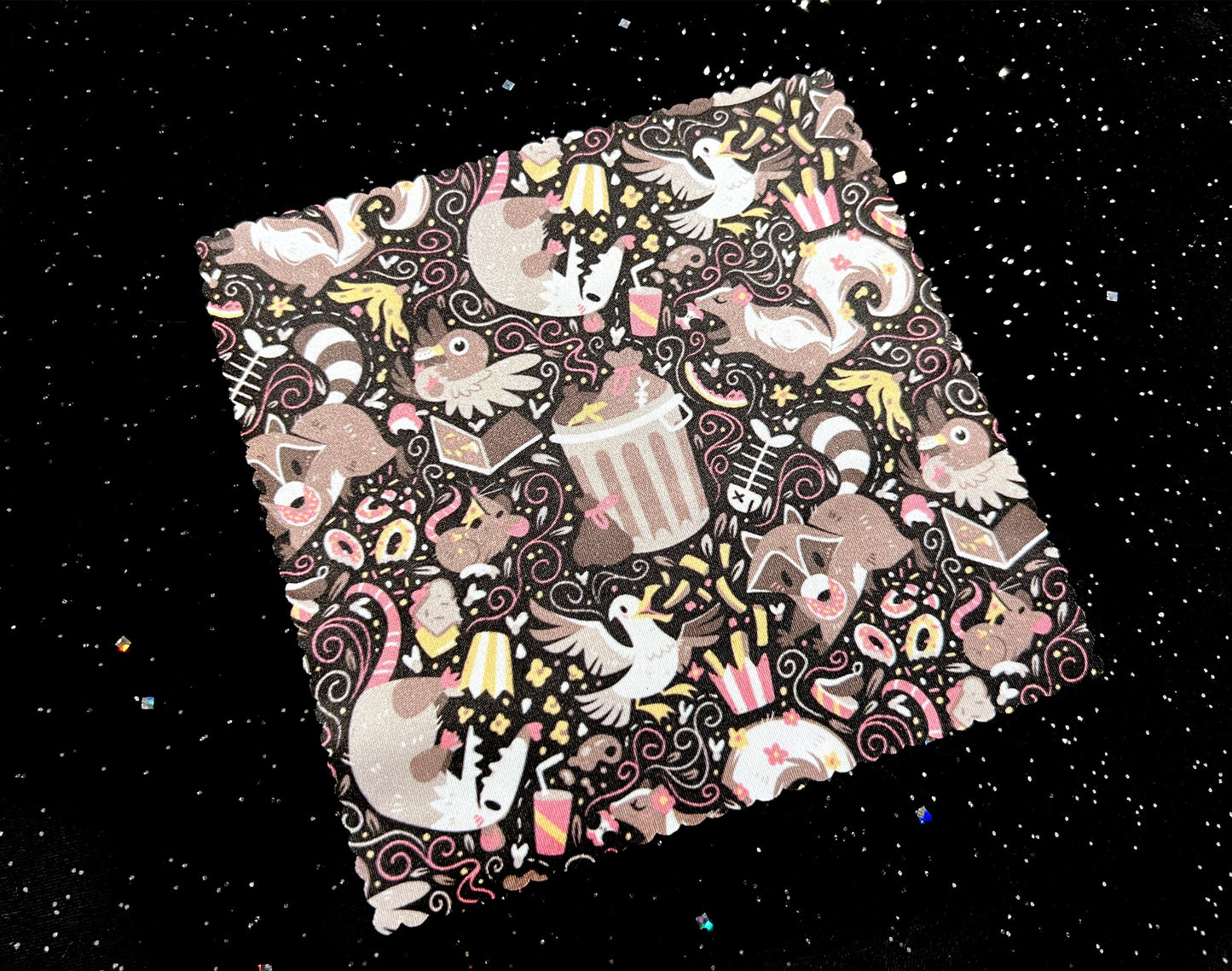Trash Mammals Microfiber Cloth