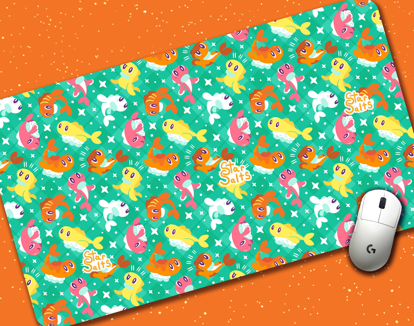 Tatsugiri Platter Jumbo Desk Mat