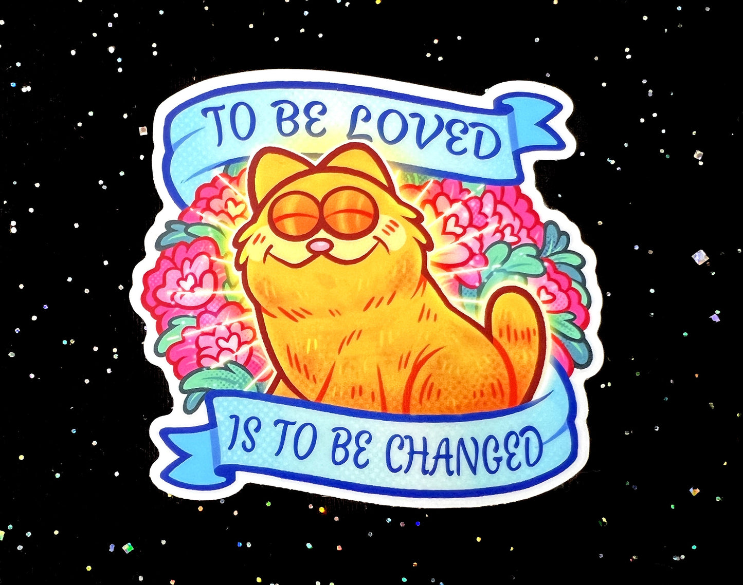 Well Loved Garfield Sticker