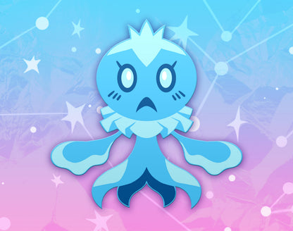 Frillish (M) Dyed Enamel Pin