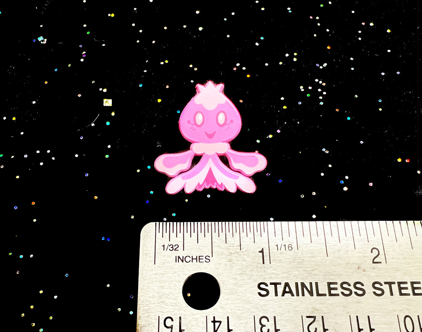 Frillish (F) Dyed Enamel Pin