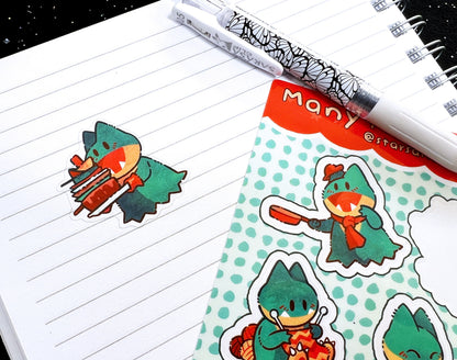 Munchlax Sticker Sheet
