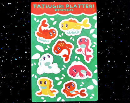 Tatsugiri Platter Sticker Sheet
