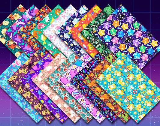 Mix-and-Match Pattern Postcards