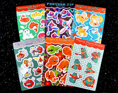 Munchlax Sticker Sheet