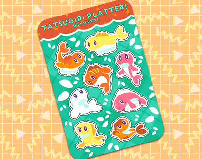 Tatsugiri Platter Sticker Sheet