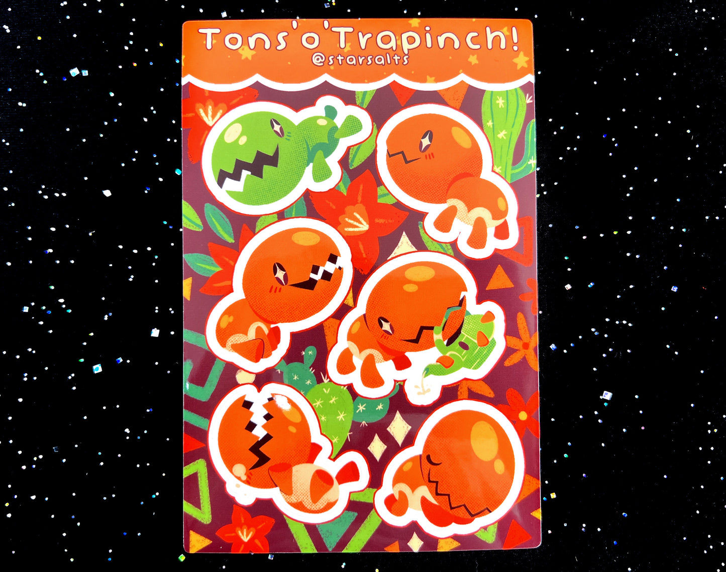 4x6 Trapinch Sticker Sheet