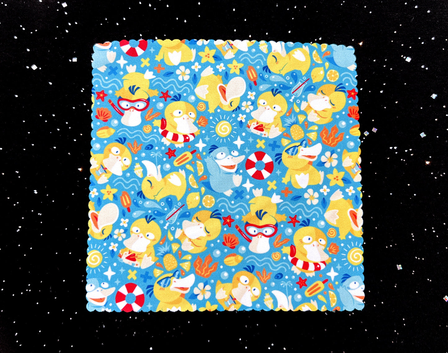 Psyduck Pool Party Microfiber Cloth