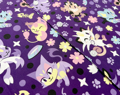 Poke'Cats Button Up Shirt