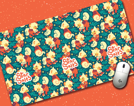 Hisuian Growlithe Jumbo Desk Mat