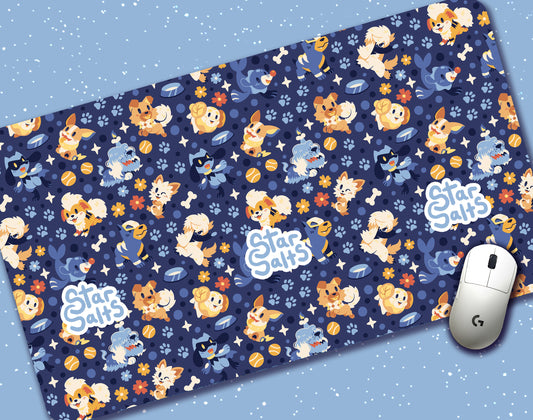 Poke'Dogs Jumbo Desk Mat