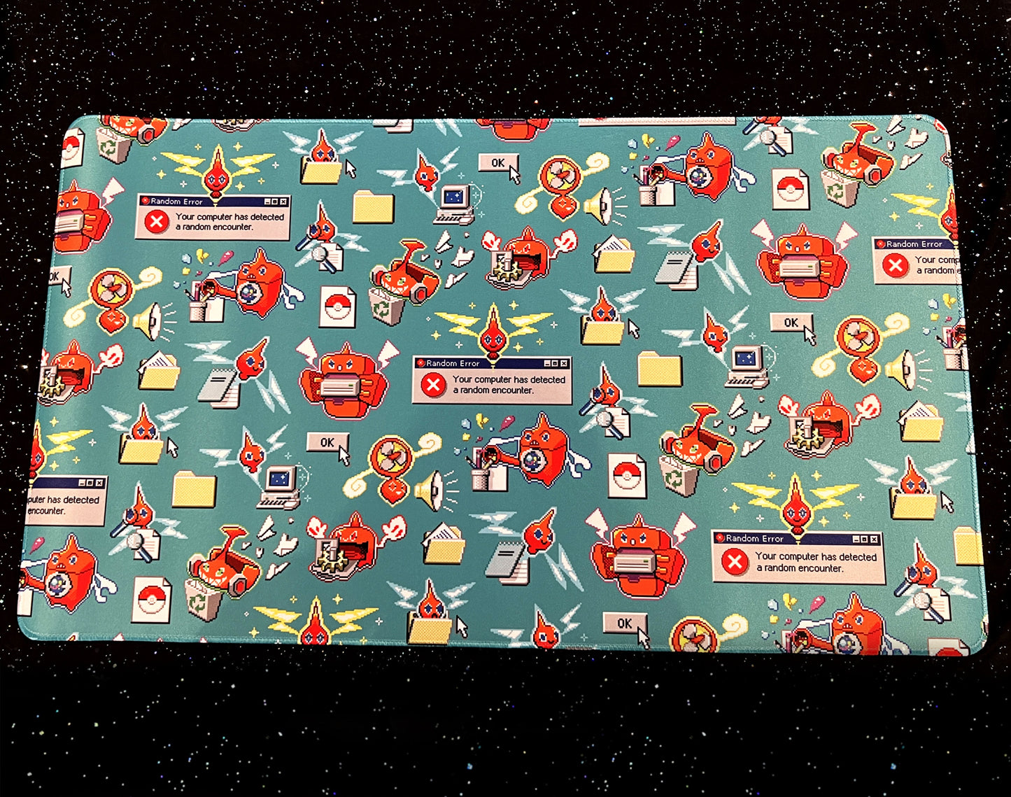 Run Rotom Jumbo Desk Mat