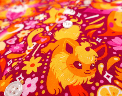 Lesbian Pride Button Up Shirt