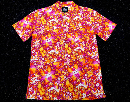 Lesbian Pride Button Up Shirt