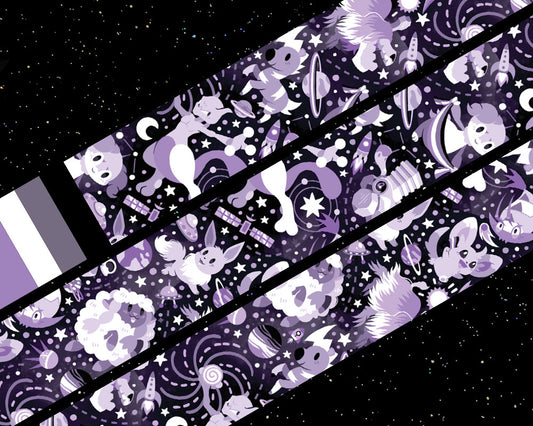 Asexual Pride Lanyard