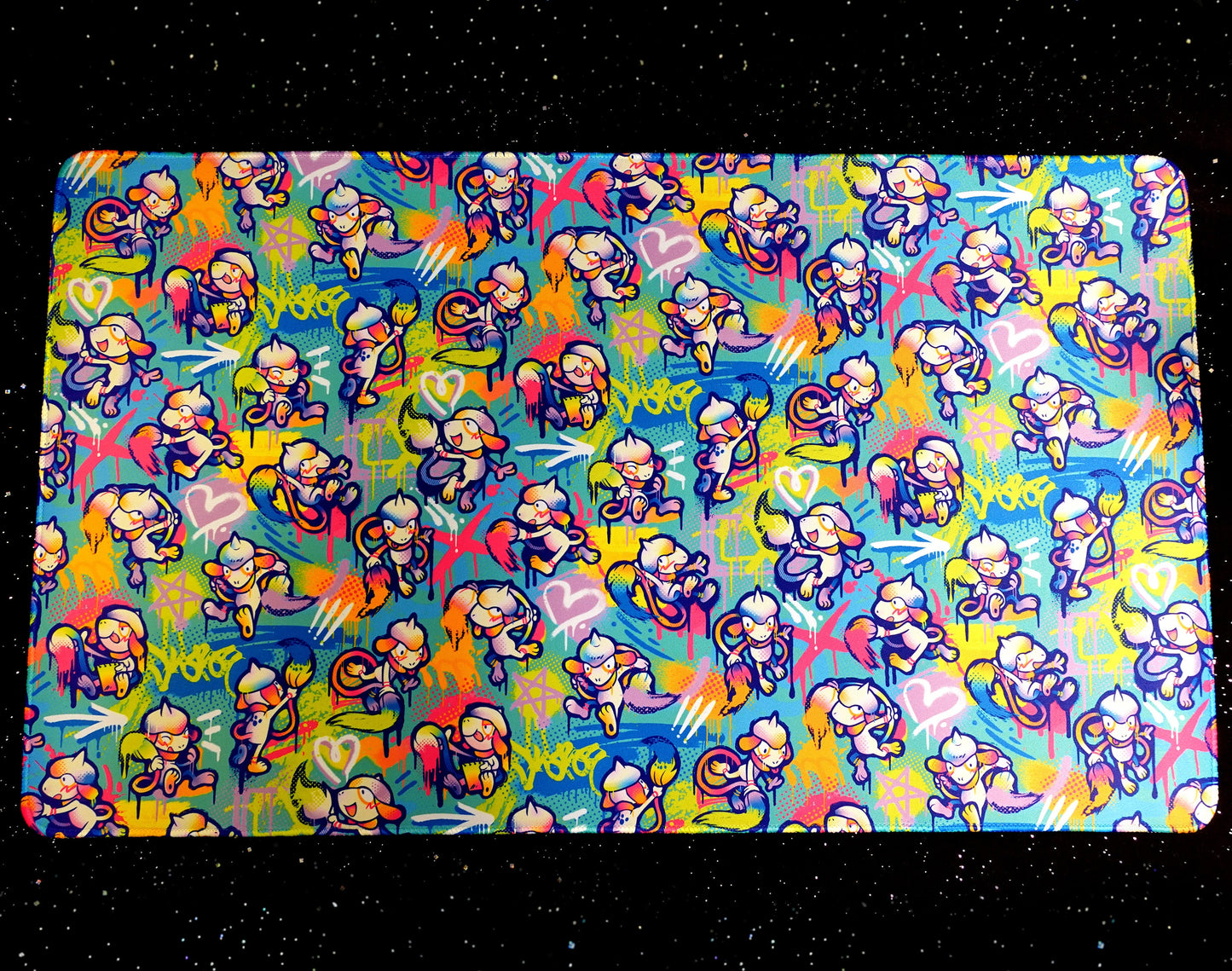 Smeargle Splatter Jumbo Desk Mat