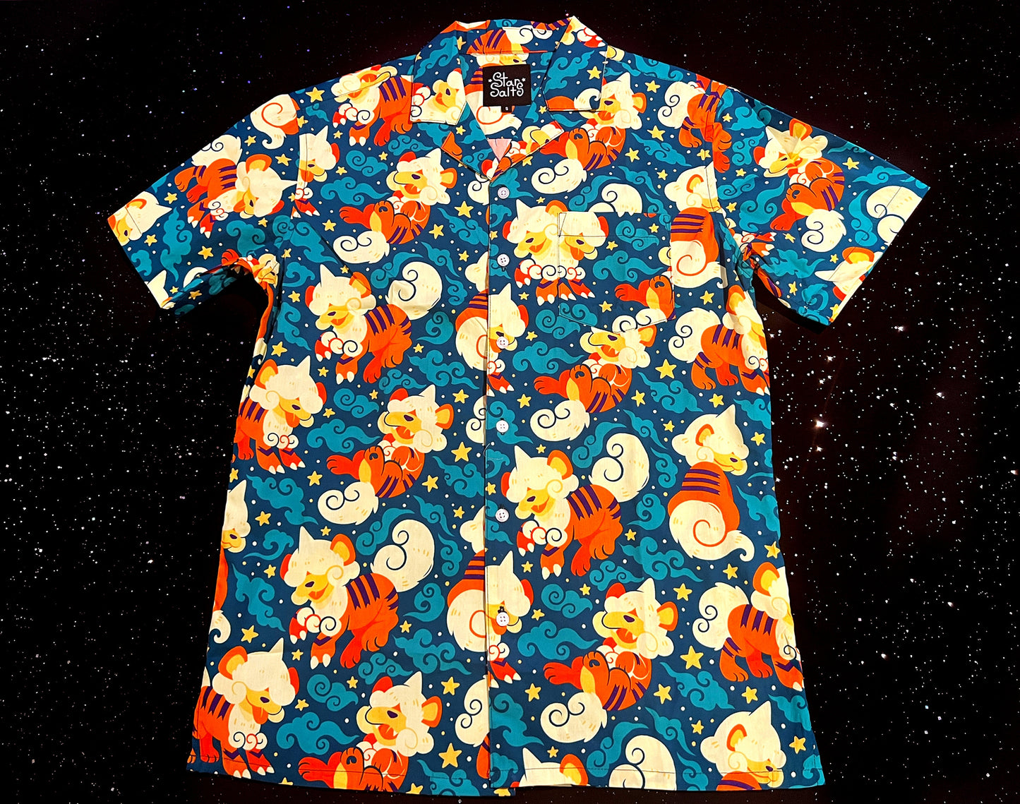 Hisuian Growlithe Button Up Shirt