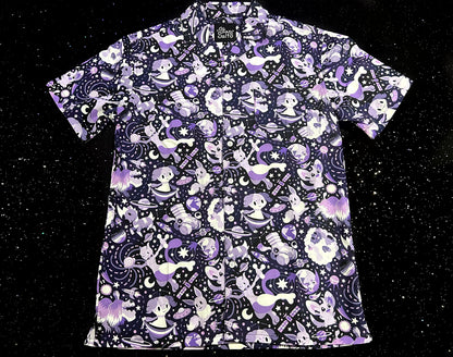Asexual Pride Button Up Shirt