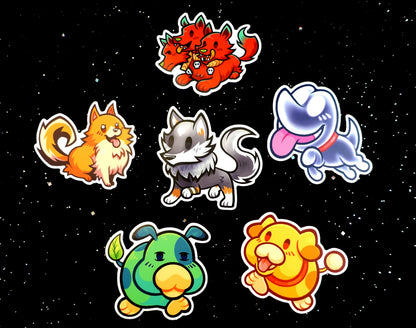 Game Dog Stickers