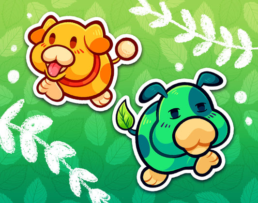 Moss and Oatchi Stickers